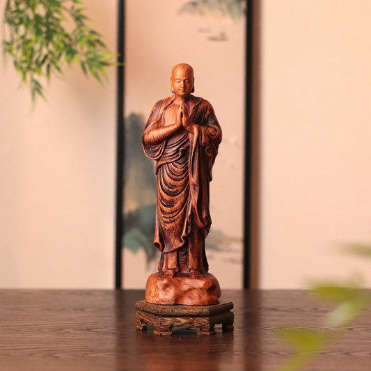 Standing Ananda Statue in Huali Wood