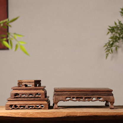 Ebony Wood Display Stand for Statues