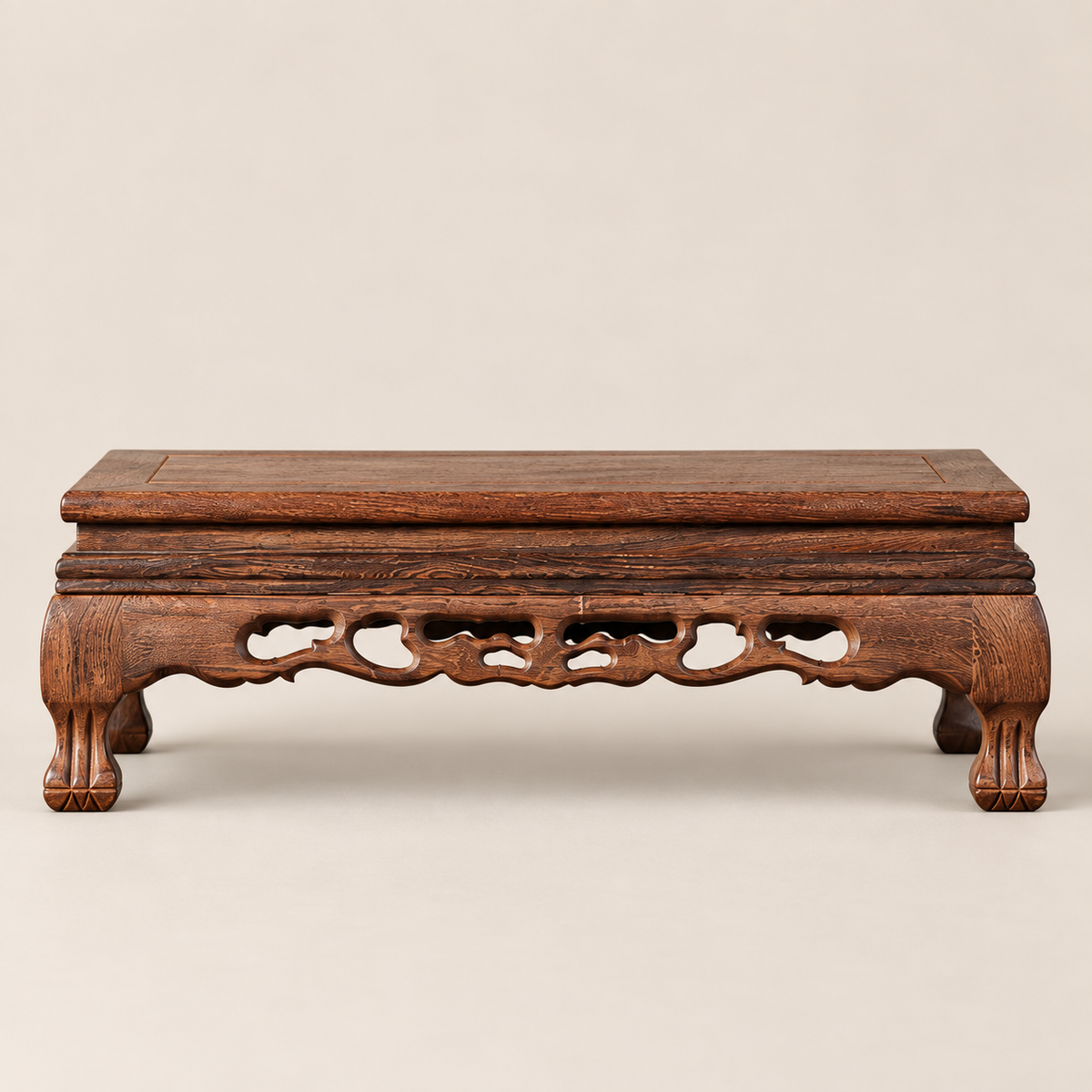 Ebony Wood Display Stand for Statues
