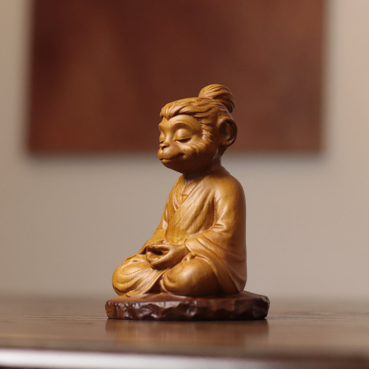 Meditating Chinese Zodiac Animal Figurines in Cypress