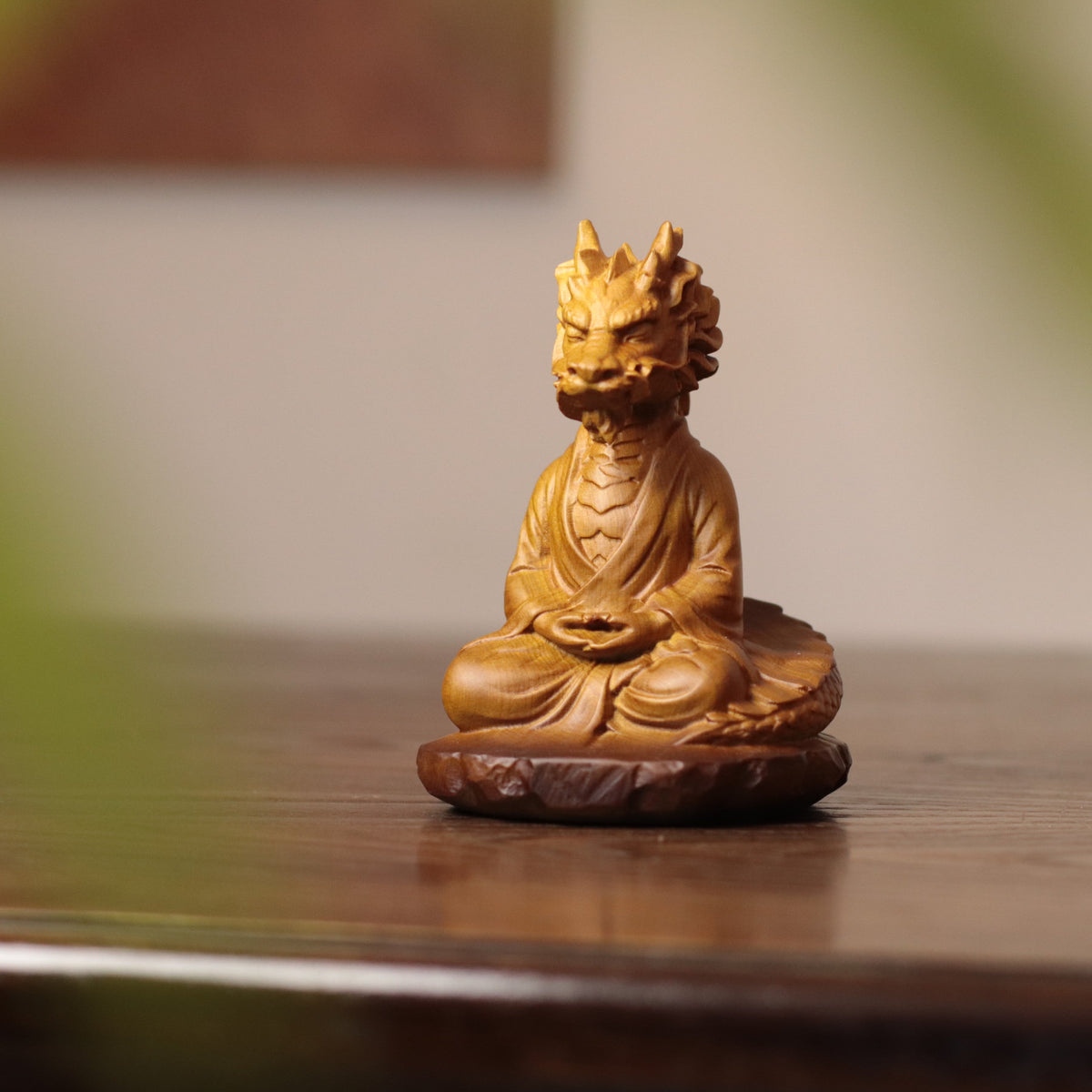 Meditating Chinese Zodiac Animal Figurines in Cypress